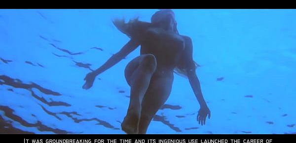  Jaws Sexy Nude Blonde Skinny Dipping Girl GIF